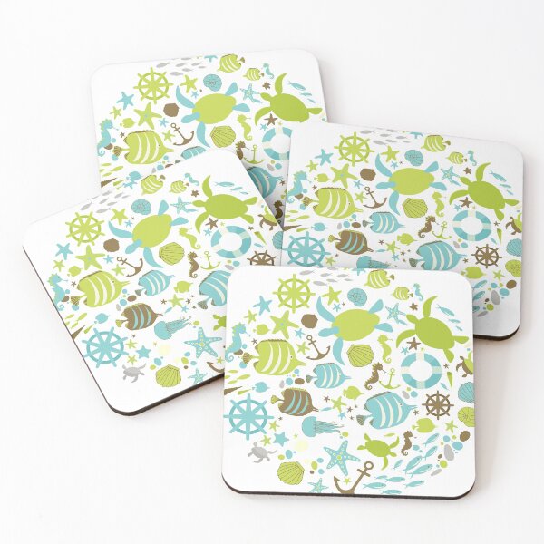 Item preview, Save The Ocean Keep The Sea Plastic Free Turtle Scene designed and sold by istoriadesign.