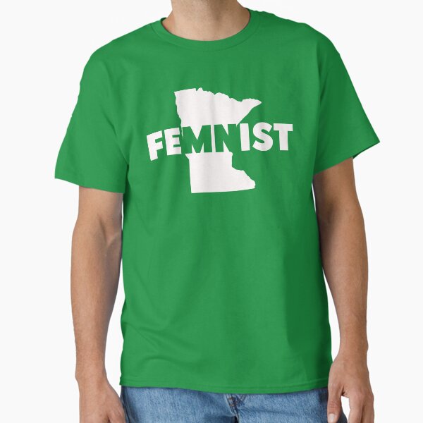 Vista previa del artículo con la obra «Feminista de Minnesota FEMNISTA - Regalo para niña de Minnesota», diseñado y vendido por BSPDesign.
