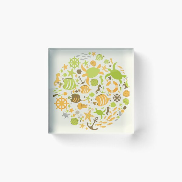 Item preview, Save The Ocean Keep The Sea Plastic Free Turtle Scene designed and sold by istoriadesign.