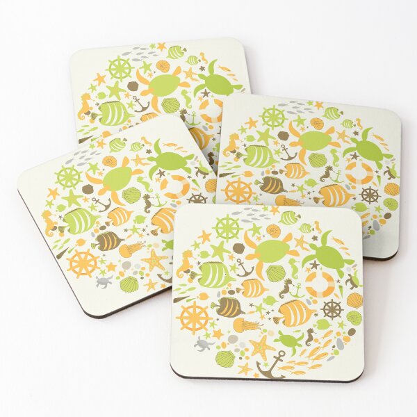 Item preview, Save The Ocean Keep The Sea Plastic Free Turtle Scene designed and sold by istoriadesign.