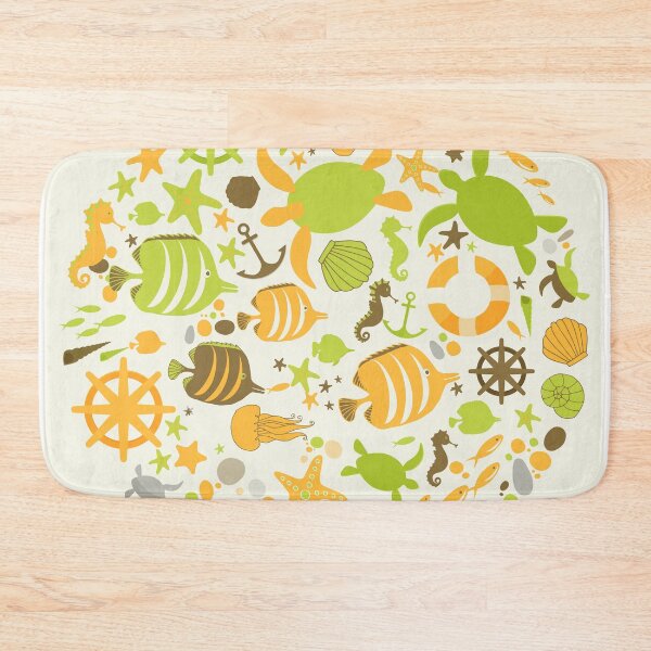 Item preview, Save The Ocean Keep The Sea Plastic Free Turtle Scene designed and sold by istoriadesign.
