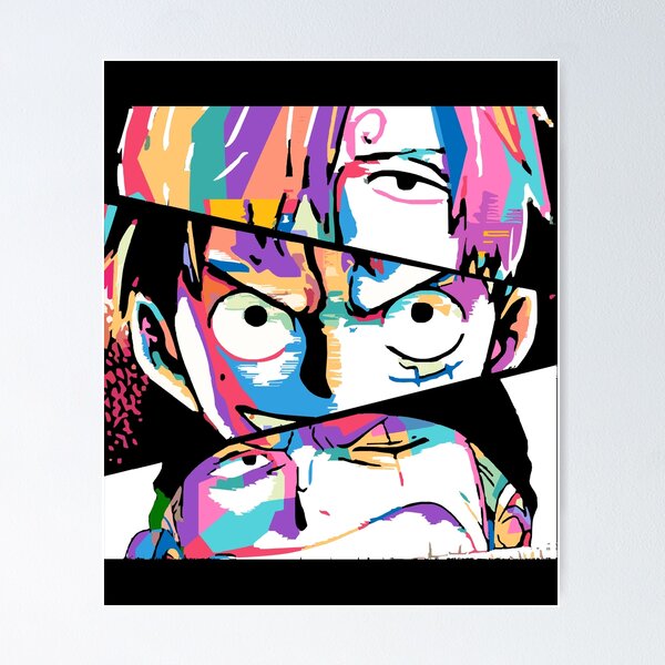 One Piece anime Wall Art Monster Trio official merch