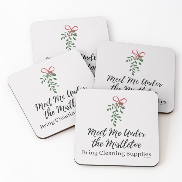 Item preview, Under the Mistletoe Funny Cleaning Shirt Housekeeping Gifts designed and sold by SavvyCleaner.