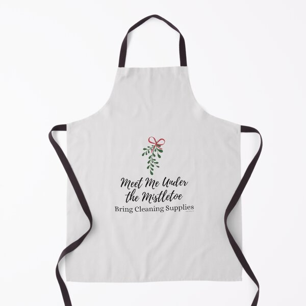 Item preview, Under the Mistletoe Funny Cleaning Shirt Housekeeping Gifts designed and sold by SavvyCleaner.