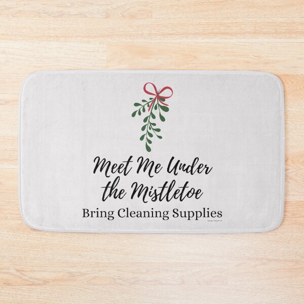 Item preview, Under the Mistletoe Funny Cleaning Shirt Housekeeping Gifts designed and sold by SavvyCleaner.