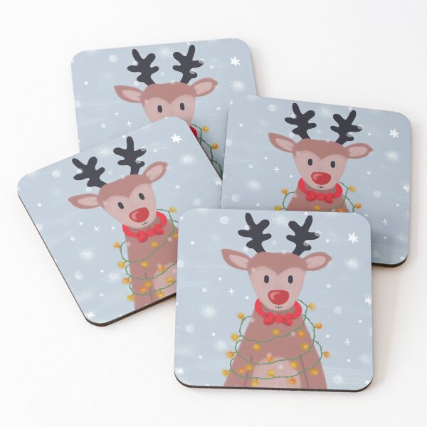Item preview, Christmas friendly reindeer designed and sold by IlustraDeni.