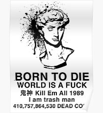 Born to Die / World is a Fuck Poster