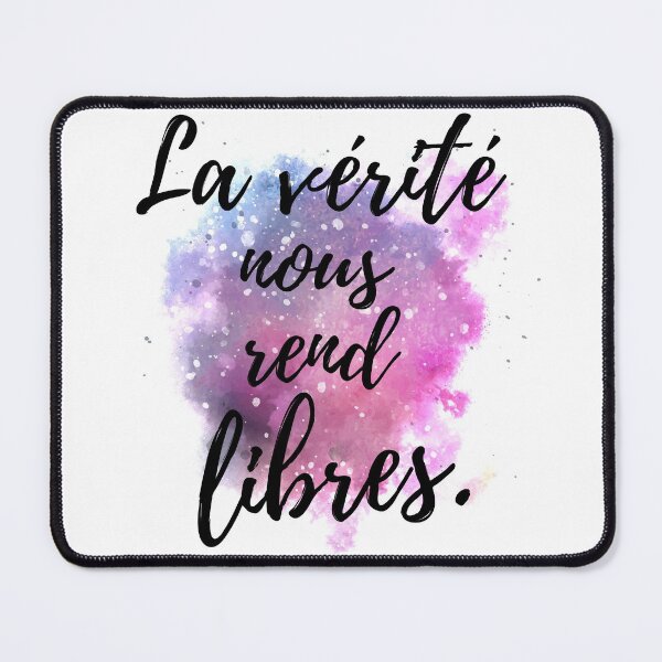 Item preview, La Verite Nous Rend Libres - French quote designed and sold by Bebichic.