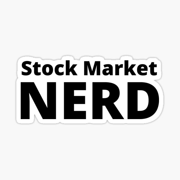 Item preview, Stock Market Nerd designed and sold by MadeOfWords.