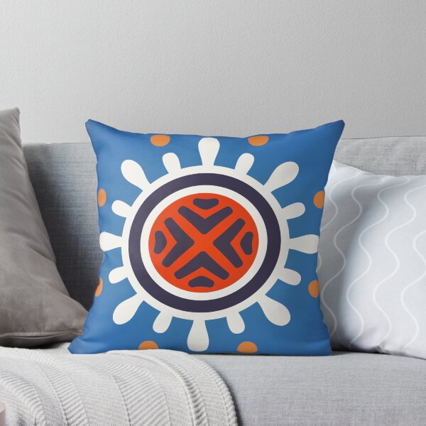 Item preview, Blue Throw Pillows designed and sold by M-GraphicStudio.