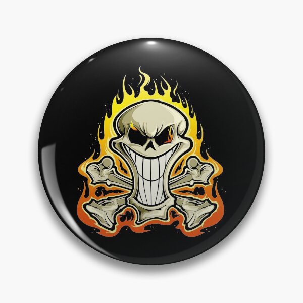 Item preview, Skull Art Burn Digital style  designed and sold by AEGMEDIA.