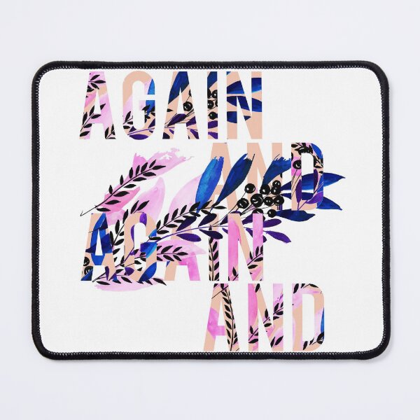 Item preview, Again and again and - Inspirational quote designed and sold by Bebichic.