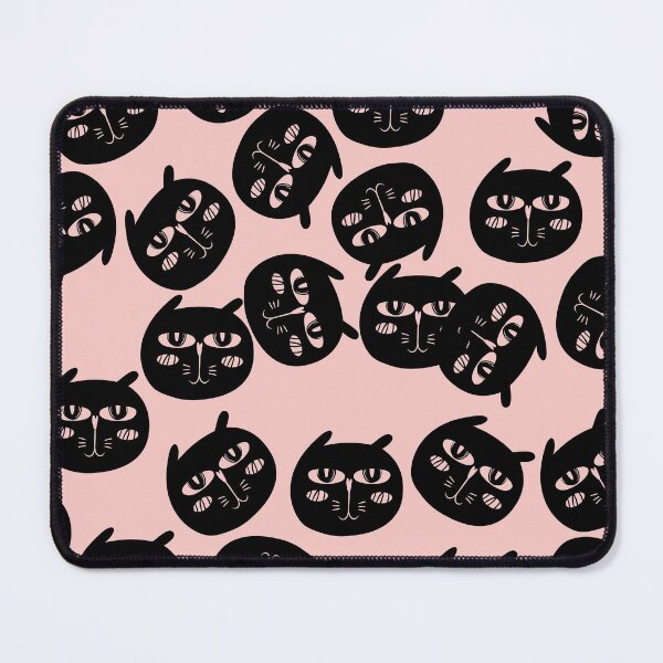 Item preview, Face Black Cat Pattern designed and sold by Bebichic.