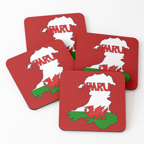 Item preview, CYMRU Wales map patriotic Welsh dragon (y Ddraig Goch) designed and sold by SolidEarthArt.