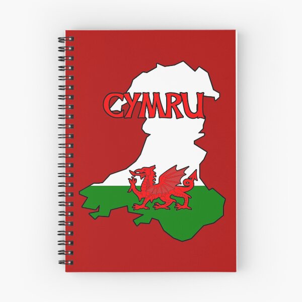 Item preview, CYMRU Wales map patriotic Welsh dragon (y Ddraig Goch) designed and sold by SolidEarthArt.