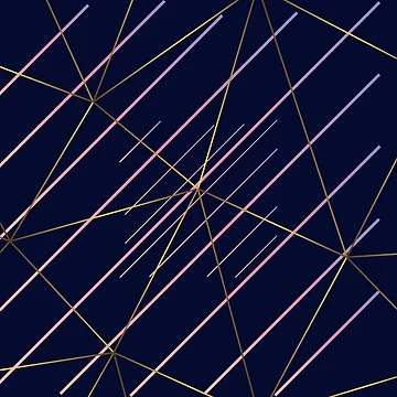 Artwork thumbnail, Geometric Linear Pattern Design by Fatbread