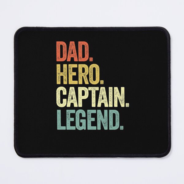 Item preview, Dad Hero Captain Legend Pontoon Boating Boat Captain designed and sold by Leslie Smith.