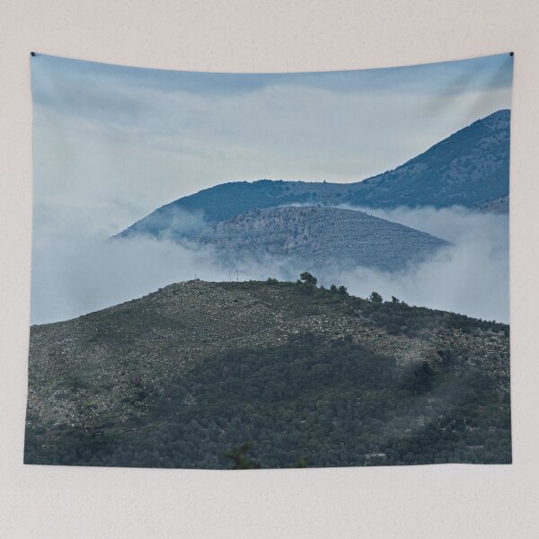 Item preview, Hills Clouds Scenic Landscape 4 designed and sold by Anna Lemos.