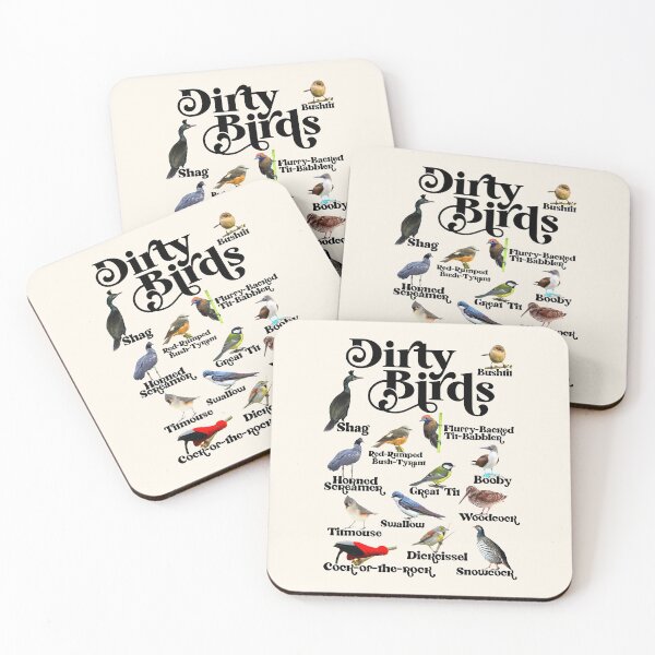 Item preview, Dirty Birds & Foul Language designed and sold by ourkid.