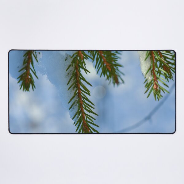 Item preview, Winter snowy spruce twigs designed and sold by yarvin13.