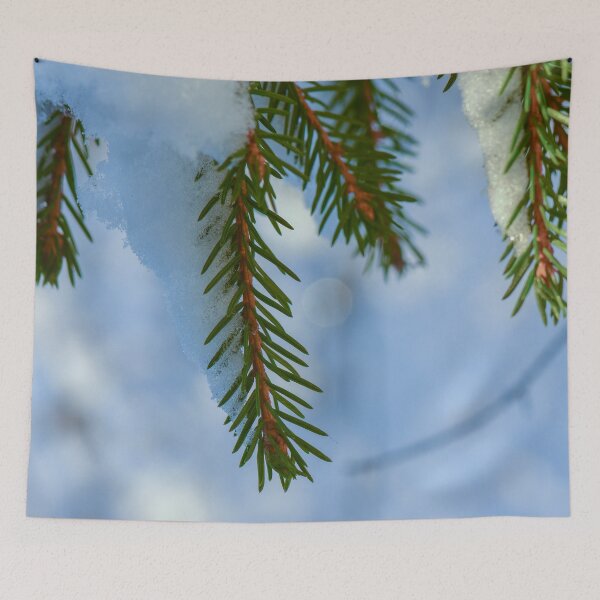 Item preview, Winter snowy spruce twigs designed and sold by yarvin13.
