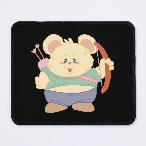 Item preview, Archery Cute Hamster Rat Player - Girl Kids gift print designed and sold by theodoros20.
