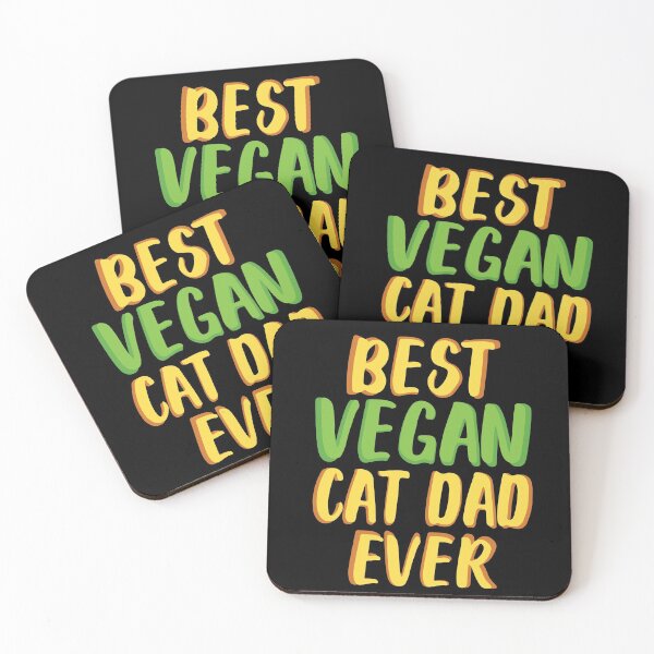 Item preview, Best Vegan Cat Dad Ever designed and sold by amishacreates.