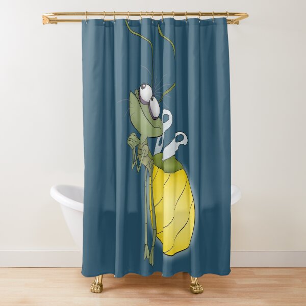 Ambesonne Animal Shower Curtain, Frog Prince with Golden Yellow Crown on  Rocks Soul Mates Illustration, Cloth Fabric Bathroom Decor Set with Hooks