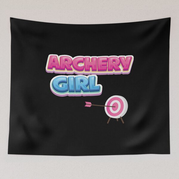 Item preview, Archery Girl - Target Pink and Blue Gift print designed and sold by theodoros20.