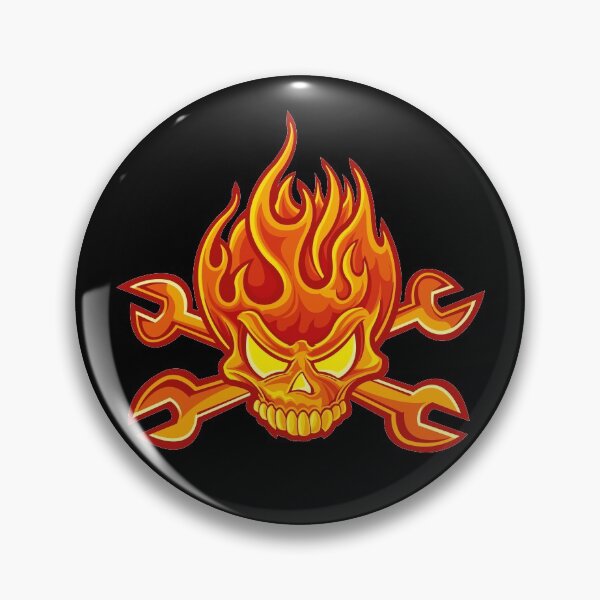 Item preview, Skull Art Burn Digital style  designed and sold by AEGMEDIA.