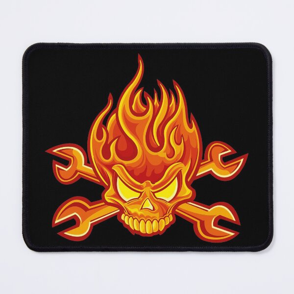Item preview, Skull Art Burn Digital style  designed and sold by AEGMEDIA.