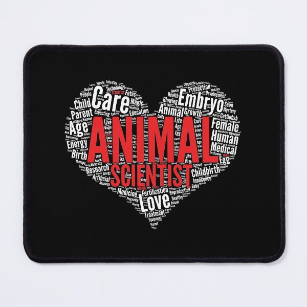Item preview, Animal Scientist Heart Shape Word Cloud Design graphic designed and sold by theodoros20.