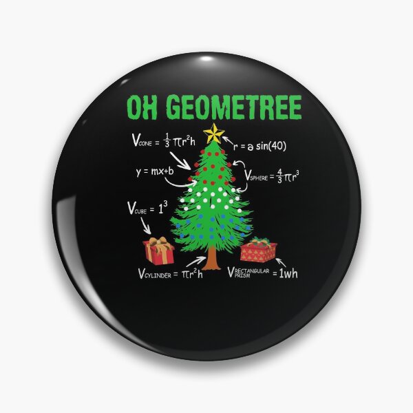 Item preview, Oh Geometree Geometry Math Science Christmas Math Teacher designed and sold by Leslie Smith.