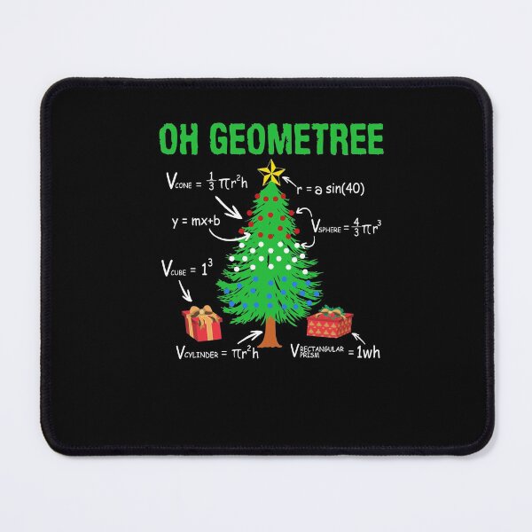 Item preview, Oh Geometree Geometry Math Science Christmas Math Teacher designed and sold by Leslie Smith.