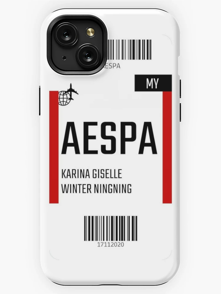 Aespa Boarding Pass | iPhone Case