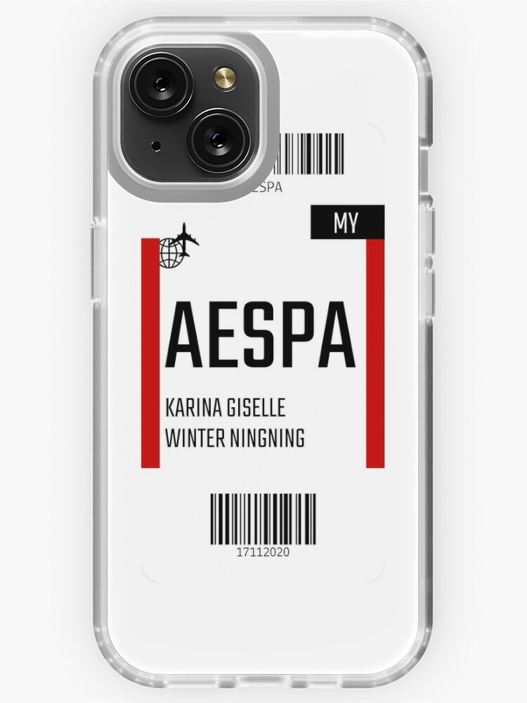 Aespa Boarding Pass | iPhone Case