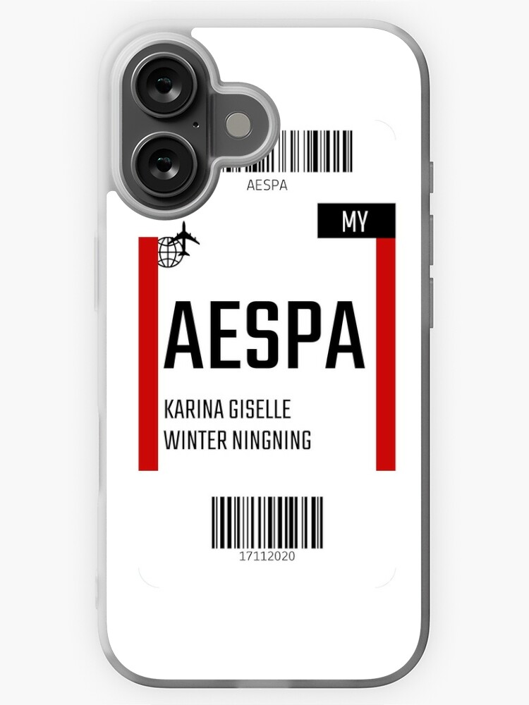 Aespa Boarding Pass | iPhone Case