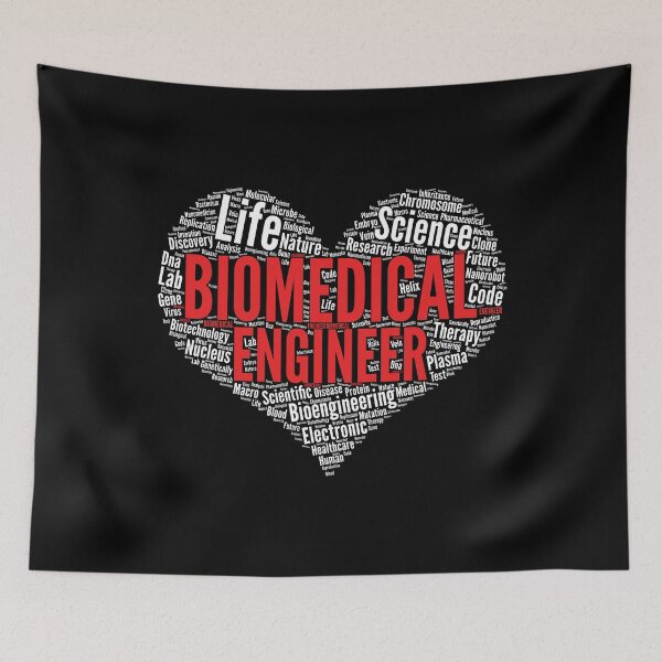 Item preview, Biomedical Engineer Heart Shape Word Cloud Biomed Engineers print designed and sold by theodoros20.