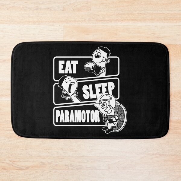 Item preview, Eat Sleep Paramotor Flying Pilot Parachuting graphic designed and sold by theodoros20.