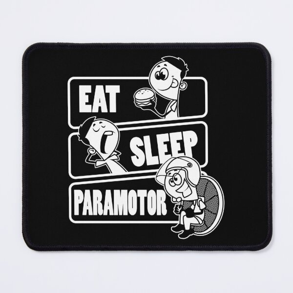 Item preview, Eat Sleep Paramotor Flying Pilot Parachuting graphic designed and sold by theodoros20.