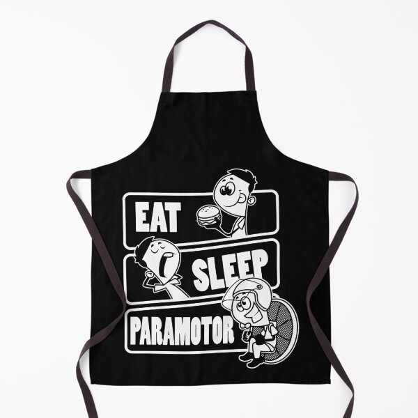 Item preview, Eat Sleep Paramotor Flying Pilot Parachuting graphic designed and sold by theodoros20.
