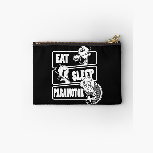 Item preview, Eat Sleep Paramotor Flying Pilot Parachuting graphic designed and sold by theodoros20.
