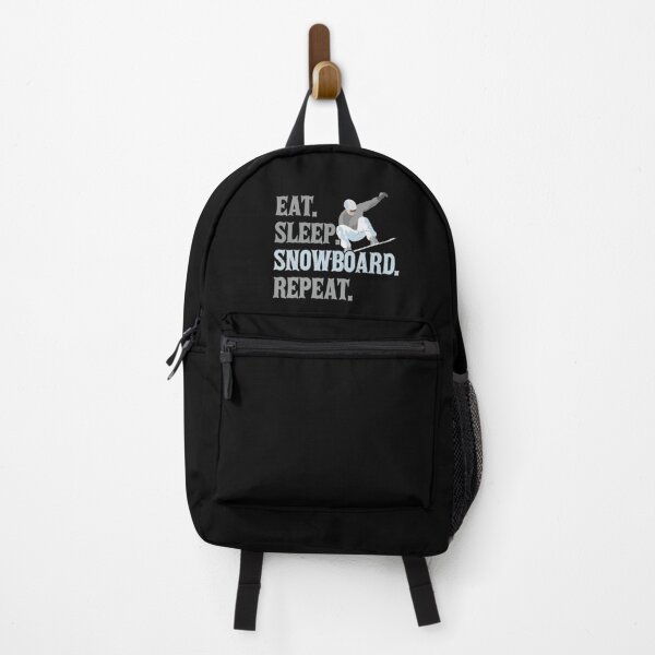 Aperçu de l'œuvre Eat Sleep Snowboard Repeat créée et vendue par Zyphrost ★★★★★ (✔).