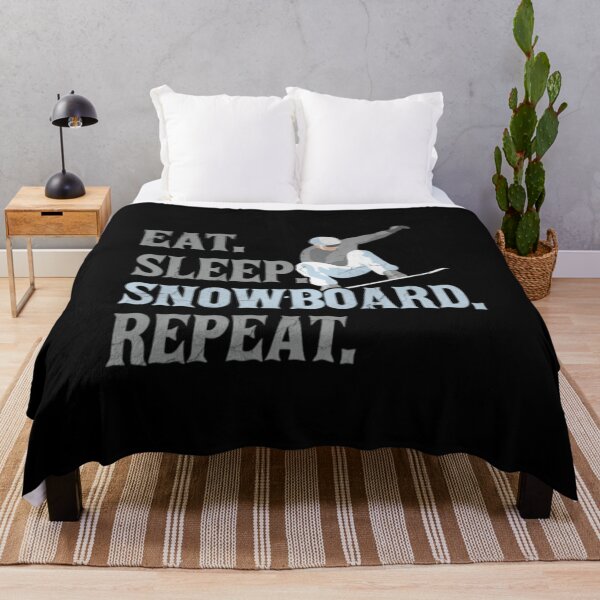Item preview, Eat Sleep Snowboard Repeat designed and sold by Zyphrost ★★★★★ (✔).