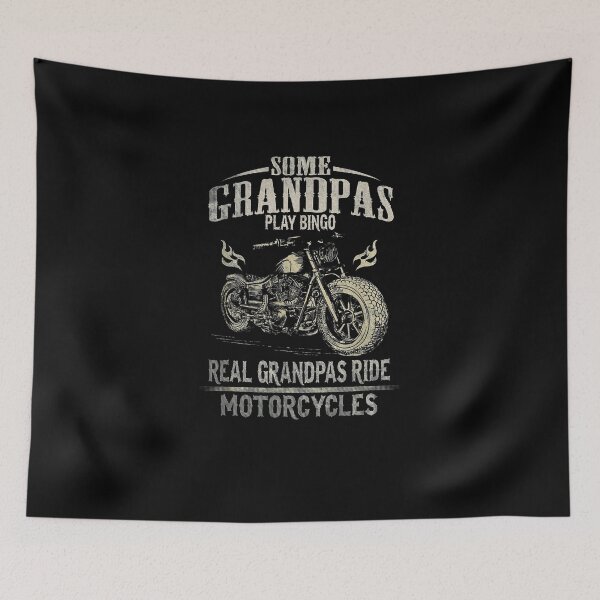 Item preview, Mens Real Grandpas Ride Motorcycle Tee Biker Grandpa designed and sold by vuhungbnz.