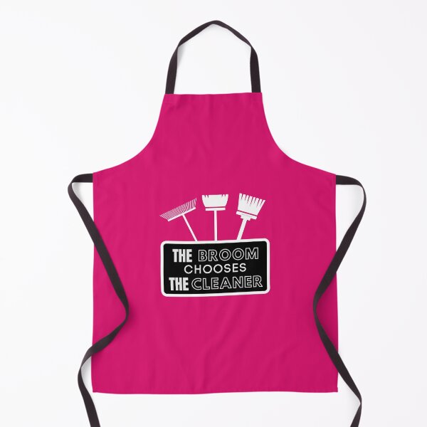 Item preview, The Broom Chooses the Cleaner Housekeeping Gifts designed and sold by SavvyCleaner.