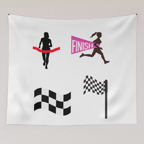 Item preview, finishline Sticker pack designed and sold by Dragsma ⭐⭐⭐⭐⭐.