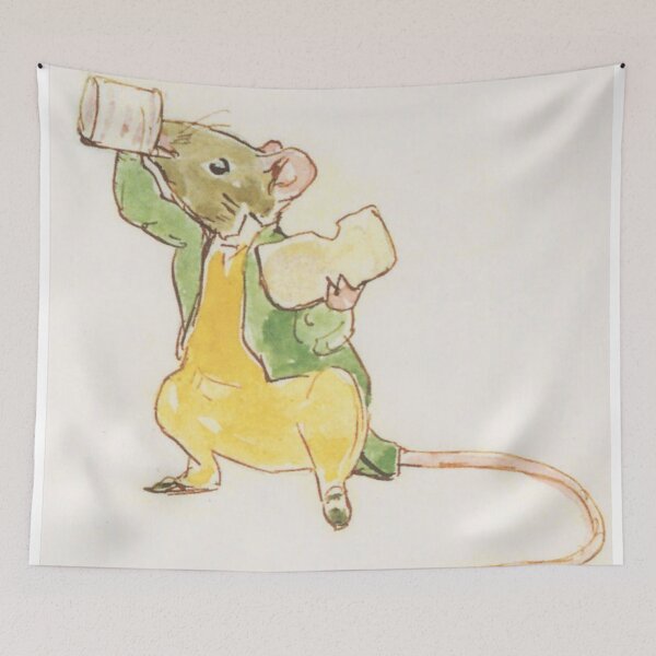 Item preview, Beatrix Potter Vintage Mouse Illustration  designed and sold by Pinkmagenta.