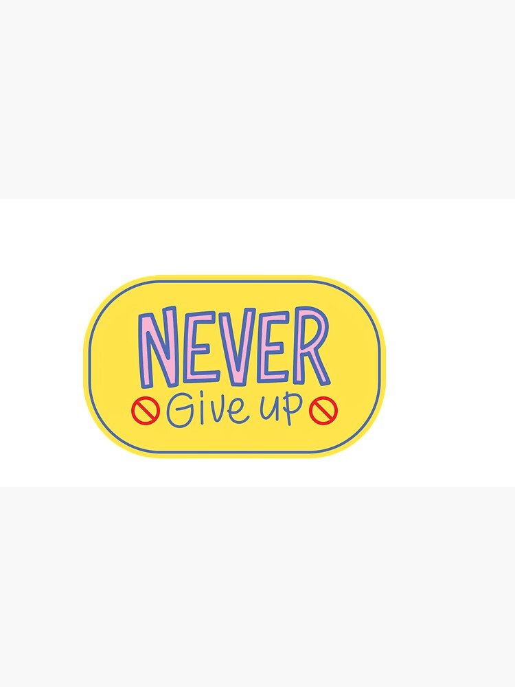 Discover Never Give up  Cap