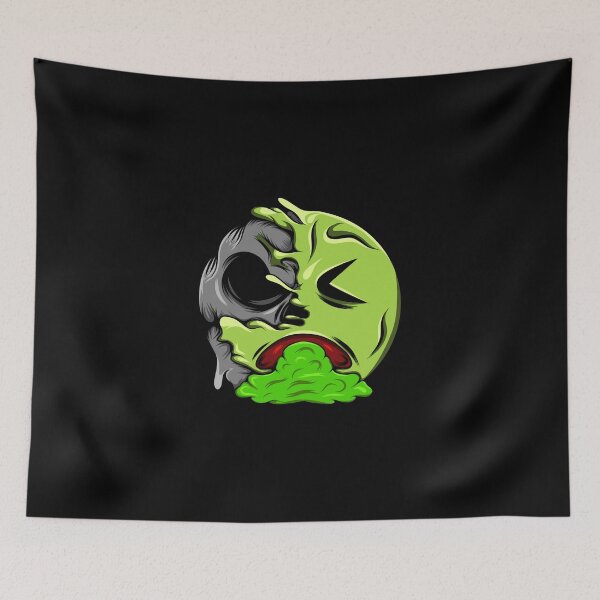 Item preview, Vomiting Zombie Emoji designed and sold by D3monic.